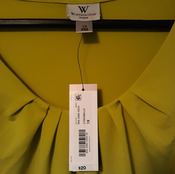 Worthington Plus Size NEW Shirt - Picture 4 of 6